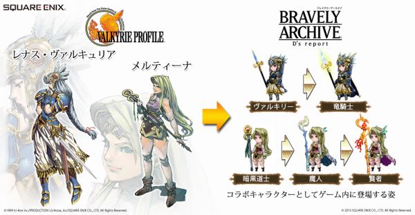 Collaboration Valkyrie Profile × Bravely Archive