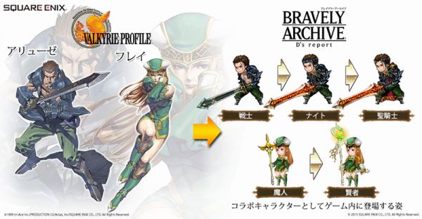 Collaboration Valkyrie Profile × Bravely Archive
