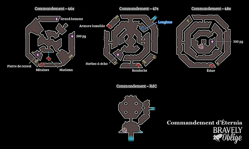 Cartographie : Le commandement d'Eternia