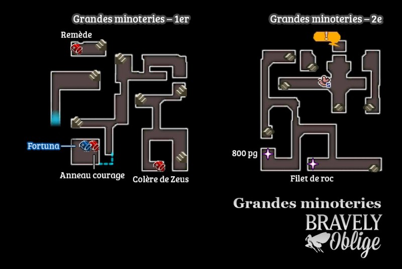 Cartographie - Les grandes minoteries