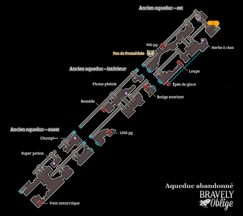 Cartographie - L'aqueduc abandonné