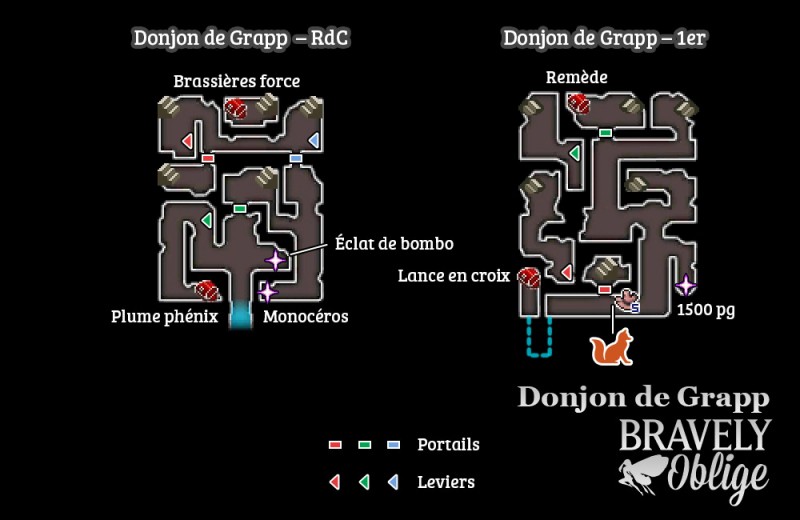 Cartographie - Le donjon de Grapp