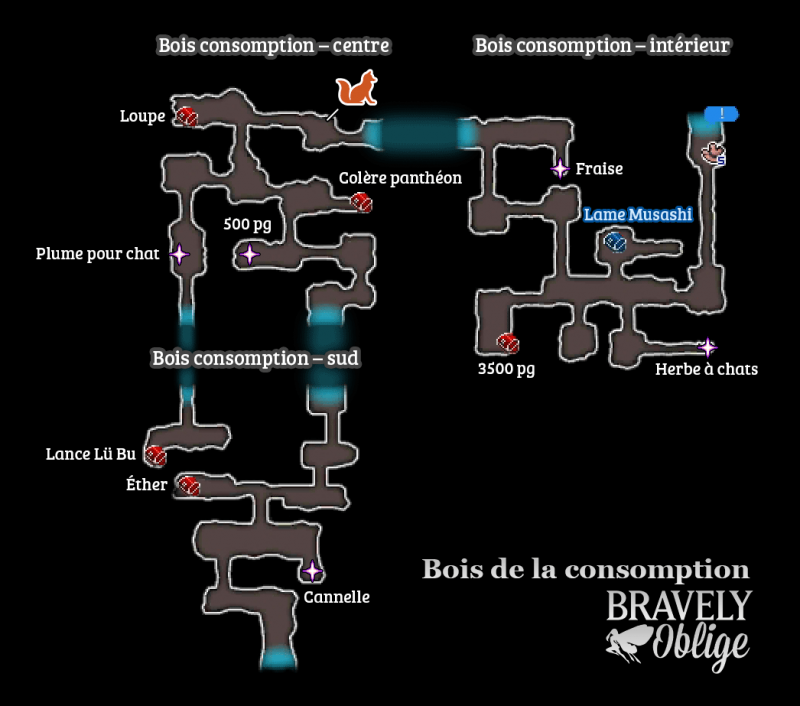 Cartographie - Bois de la consomption